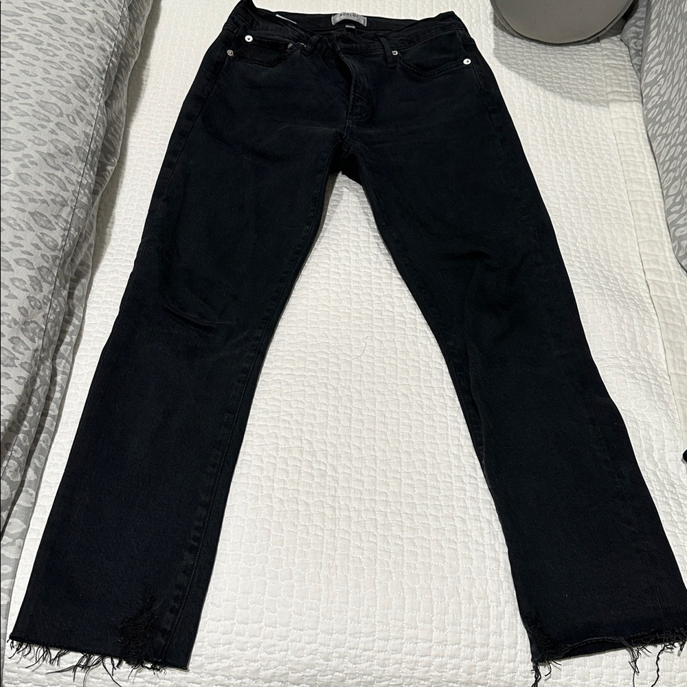 Agolde Women's Toni Jeans washed black size 26